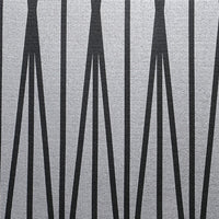 Passatoia Cucina Snoopy Dance con design elegante in argento vivo e nero per cucina e bagno.