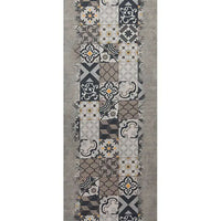 Arredamento Tappeto da cucina Cementine Grigio Internoinpelle