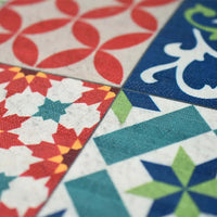 Arredamento Tappeto da cucina Cementine Multicolor Internoinpelle