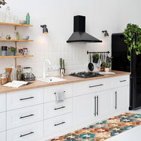 Cucina moderna con Passatoia Cucina Daily Illusione, design Made in Italy e colori vivaci, per un ambiente funzionale e stiloso.