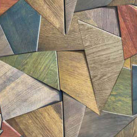 Passatoia Cucina Daily Incastro con design vivace in legno colorato e texture moderne per un'atmosfera stilosa.