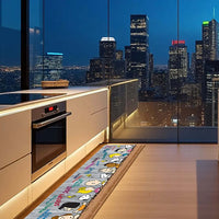 Passatoia Cucina Passatoia Cucina Snoopy Wall – Antiscivolo, Lavabile, Taglio su Misura INTERNOINPELLE