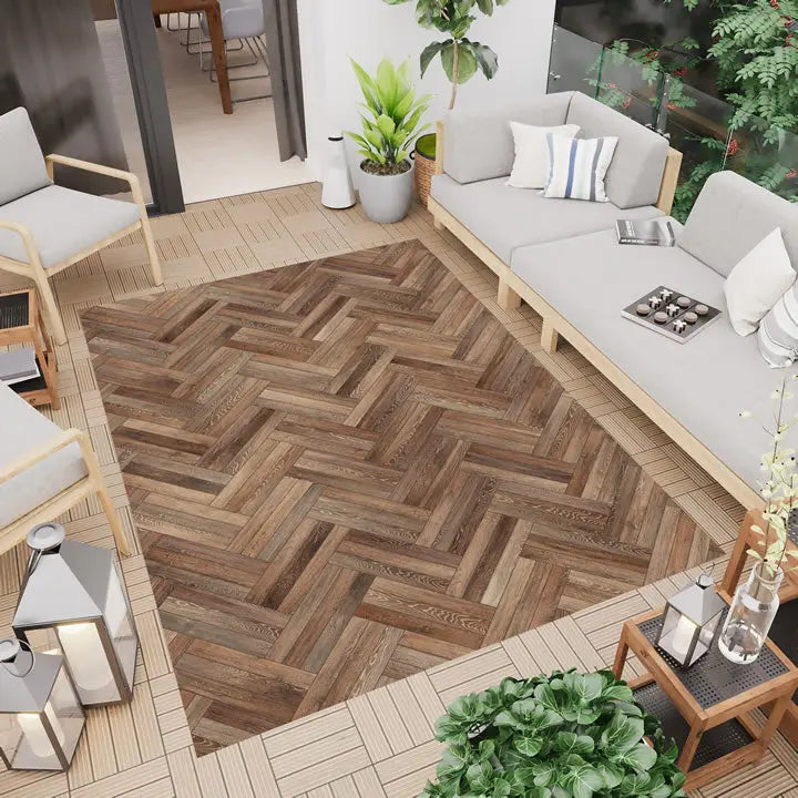 Arredamento Tappeto per esterno Parquet Internoinpelle