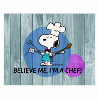 Set 4 Tappetini Multiuso da Tavolo Snoopy Chef