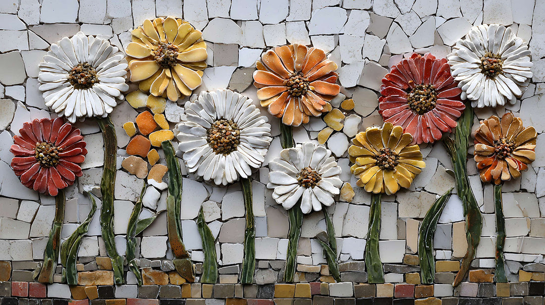 Passatoia Cucina Skin Daisy | Tappeto Antiscivolo Floreale