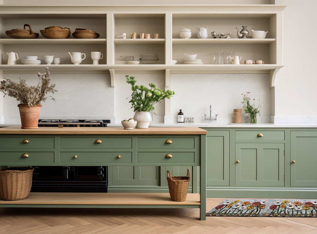 Passatoia Cucina Skin Daisy | Tappeto Antiscivolo Floreale