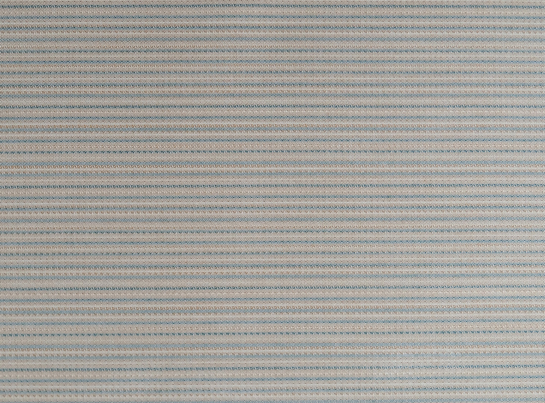 Passatoia Cucina Genia Beige, tessuto con righe blu e beige, resistente e facile da pulire, perfetta per la casa.