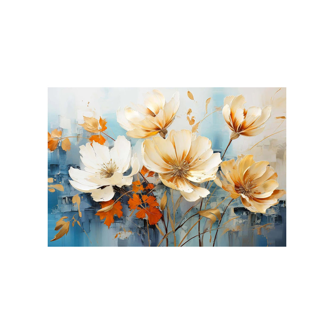 Tapis Skin Fiori su Tela