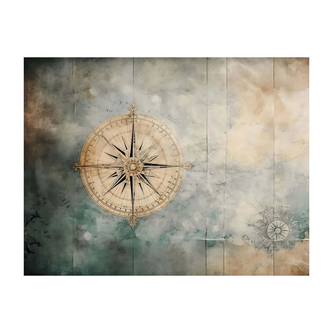 Tappeto Skin Rosa dei Venti