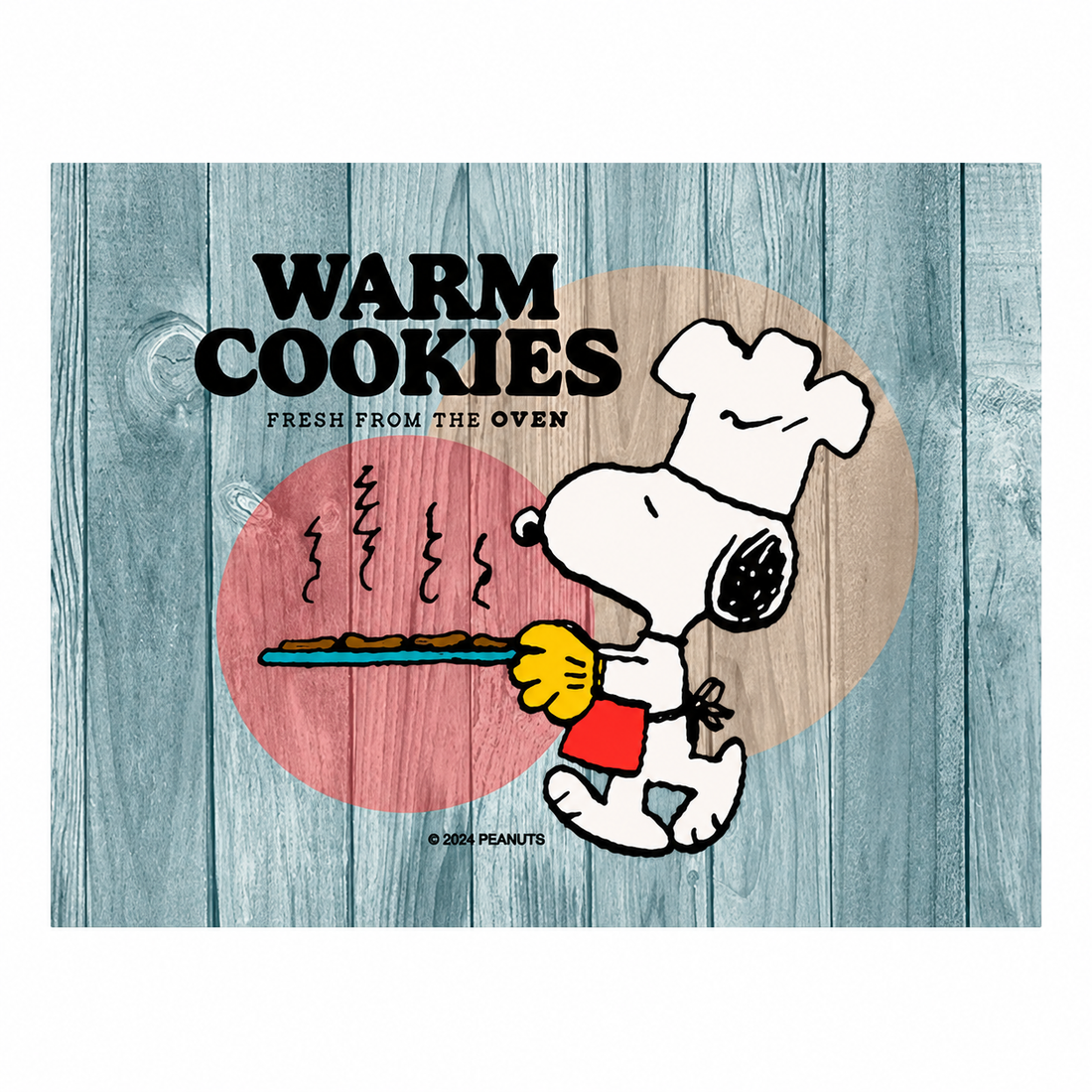 Set 4 Tappetini Multiuso da Tavolo Snoopy Chef